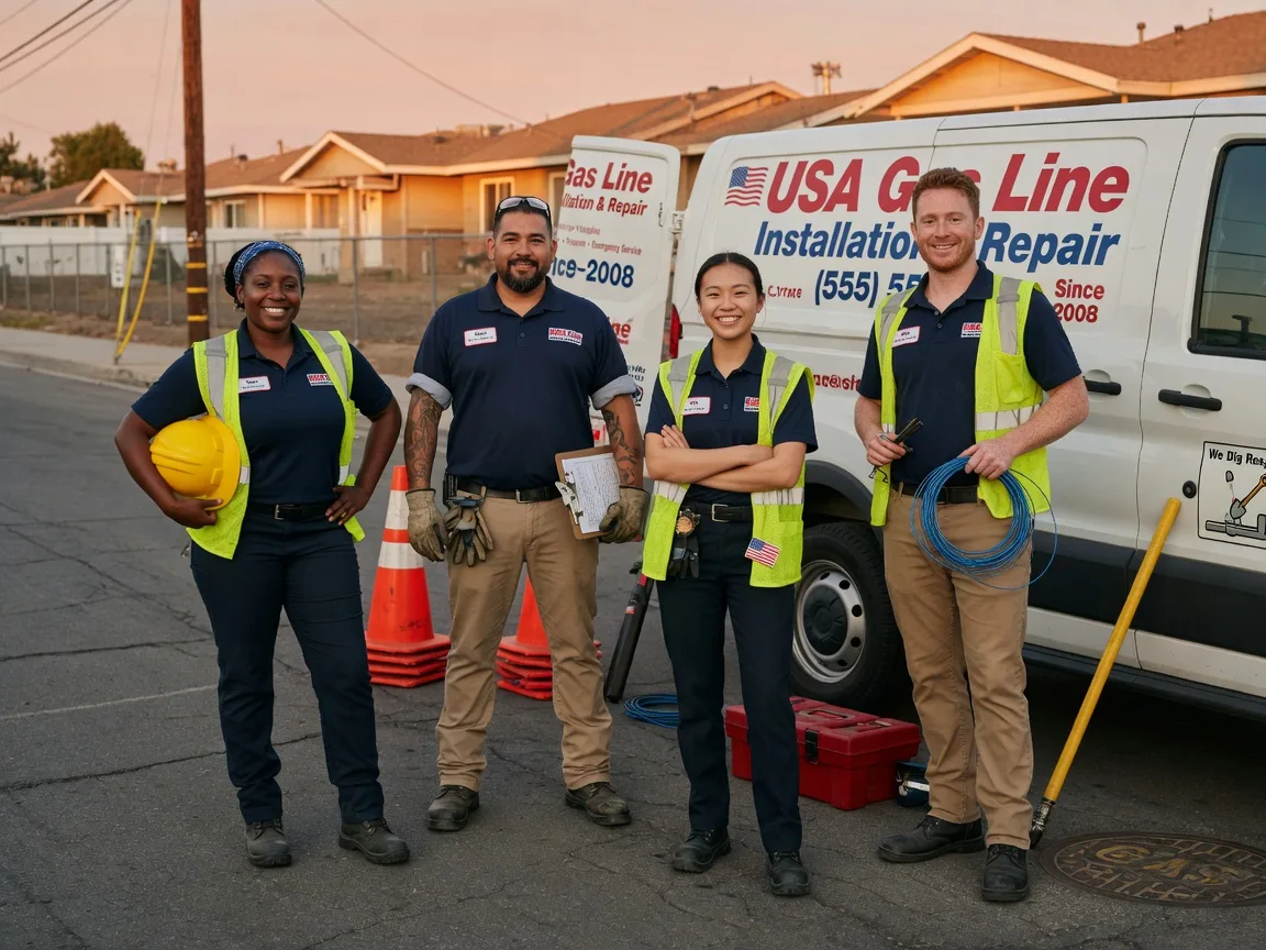 Gas Line Installation company in Dunlap, CA